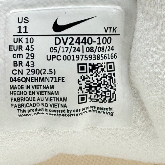 Men's Nike Lunar Roam Summit White / Phantom DV2440-100 Bone Mult NEW - Picture 9 of 10